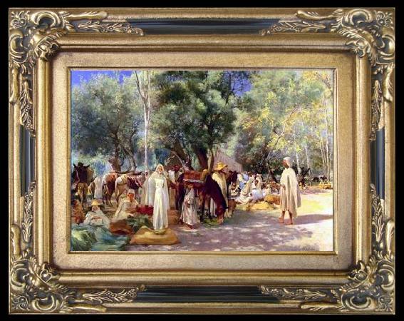 unknow artist Arab or Arabic people and life. Orientalism oil paintings  479